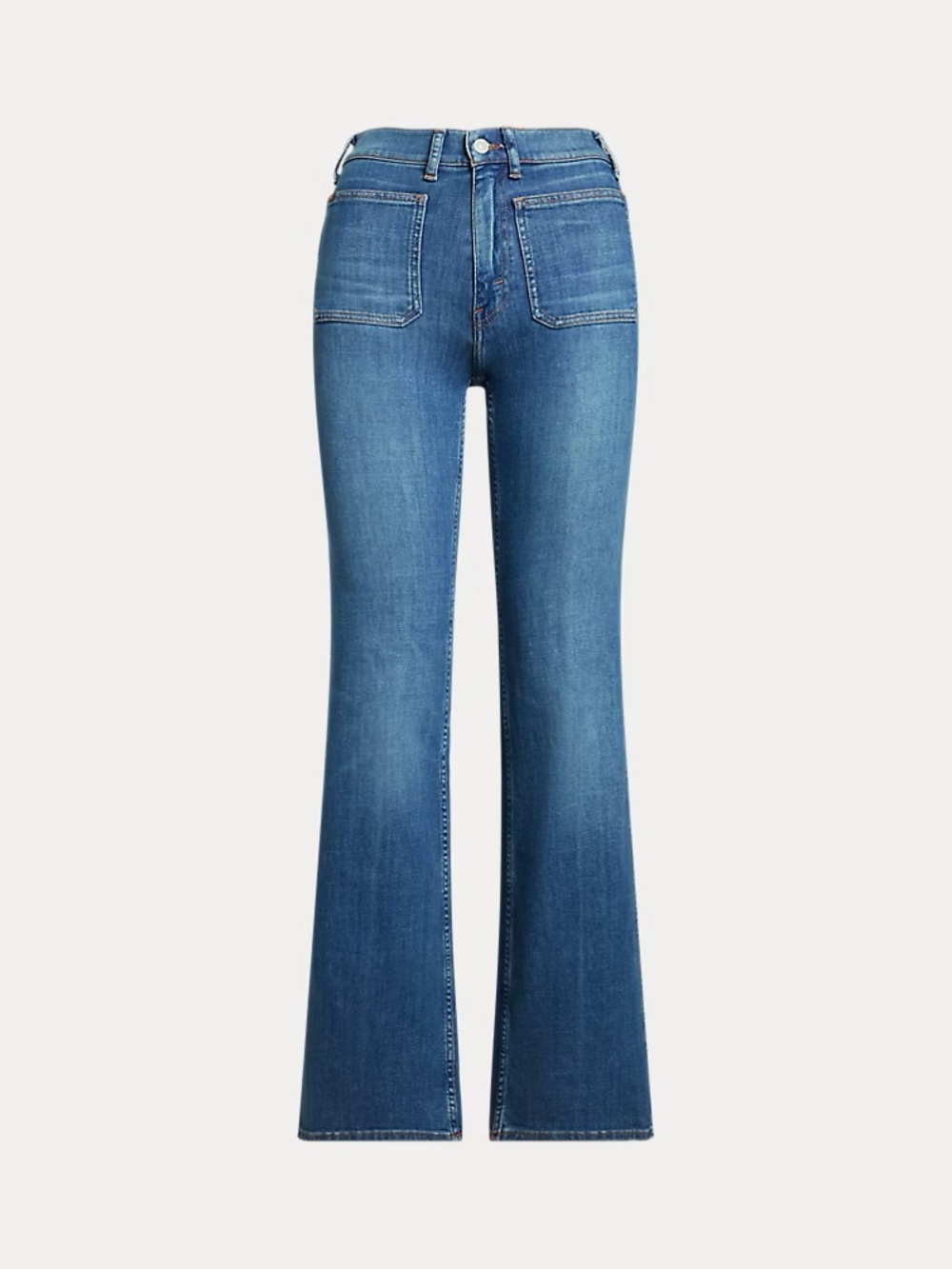 Polo by Ralph Lauren Blue Flared High-Rise Jeans
